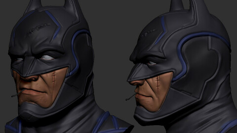 Stylize Batman Head 01
