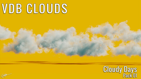 Cloudy Days_Pack 01 / VDB Clouds