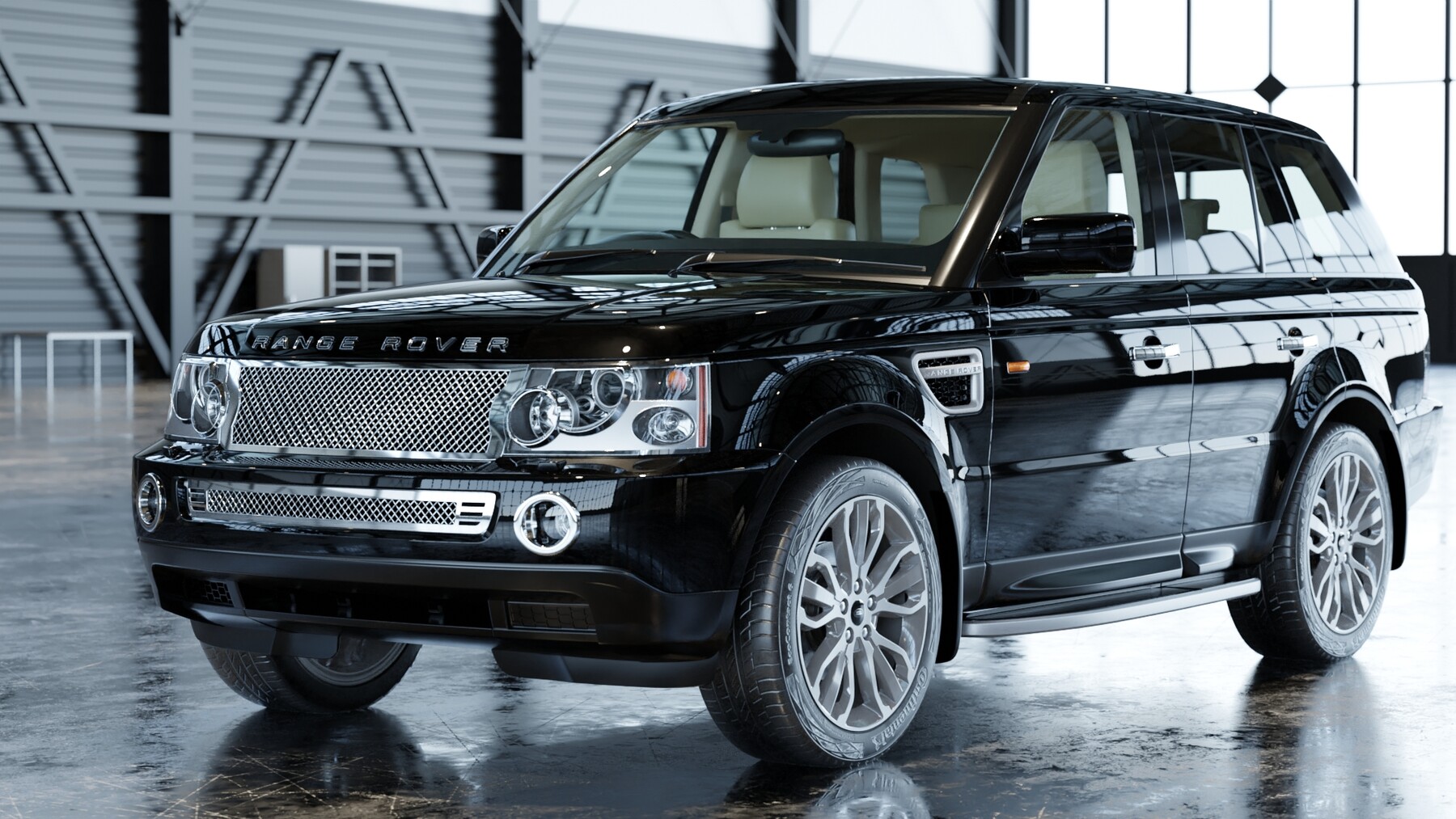 ArtStation - 2006 Custom Land Rover Range Rover Sport | Resources