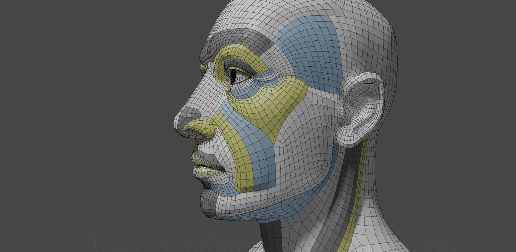 ArtStation Generic head with anatomically basedtopology Resources