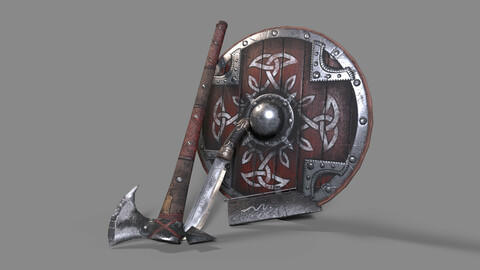 Viking weapon game set