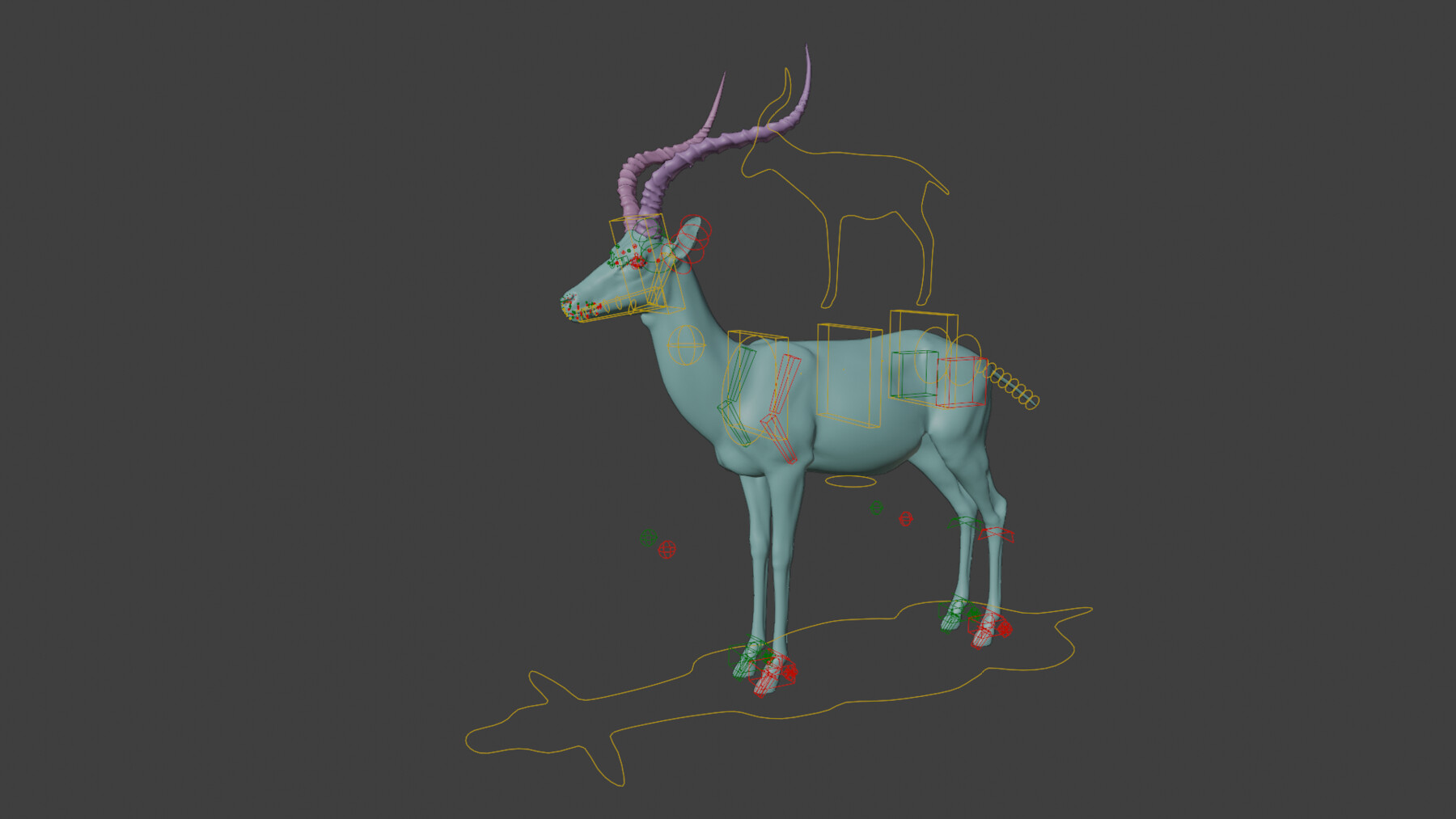 ArtStation - 3D Animal | Impala Animated | Resources