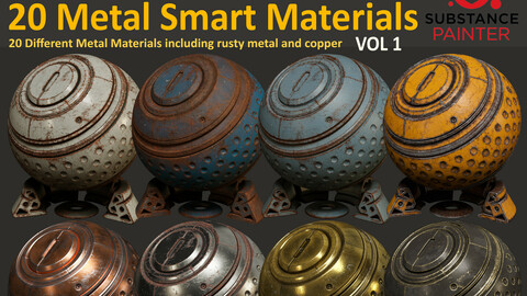 20 Metal Smart Materials - Vol 1