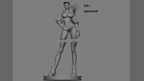 AKALI SEXY STATUE LEAGUE OF LEGENDS GAME FEMALE CHARACTER GIRL 3D PRINT
