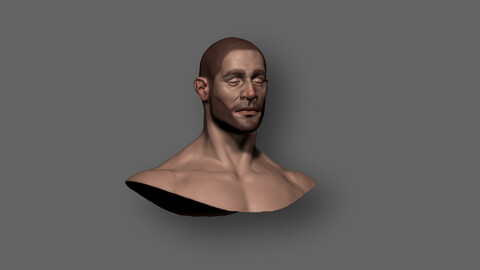Male head 02 OBJ