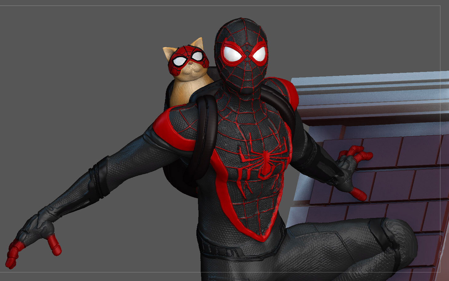 STL file MOD Spiderman 2 PS5 🦸‍♂️・3D printer design to