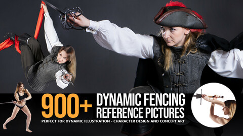900+ Dynamic Fencing Character Pose Reference pictures