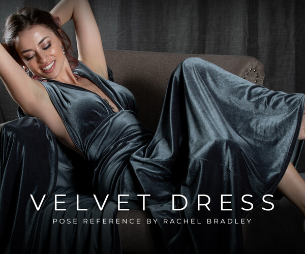 ArtStation - Velvet Dress- Pose Reference by Rachel Bradley | Resources