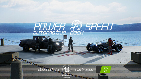 POWER & SPEED  AUTOMOTIVE PACK  /  UNREAL ENGINE