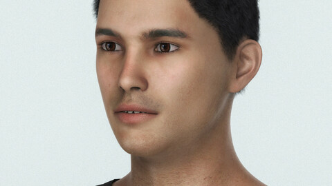 Young Handsome Man 3D Character