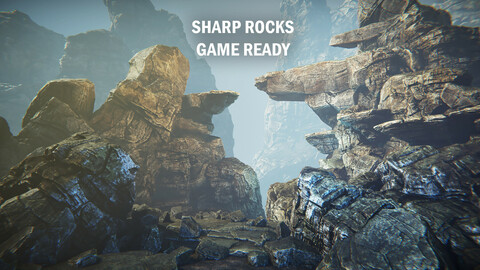 Sharp rocks