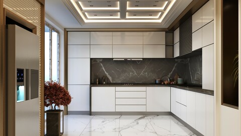 modern kitchen scenc 004