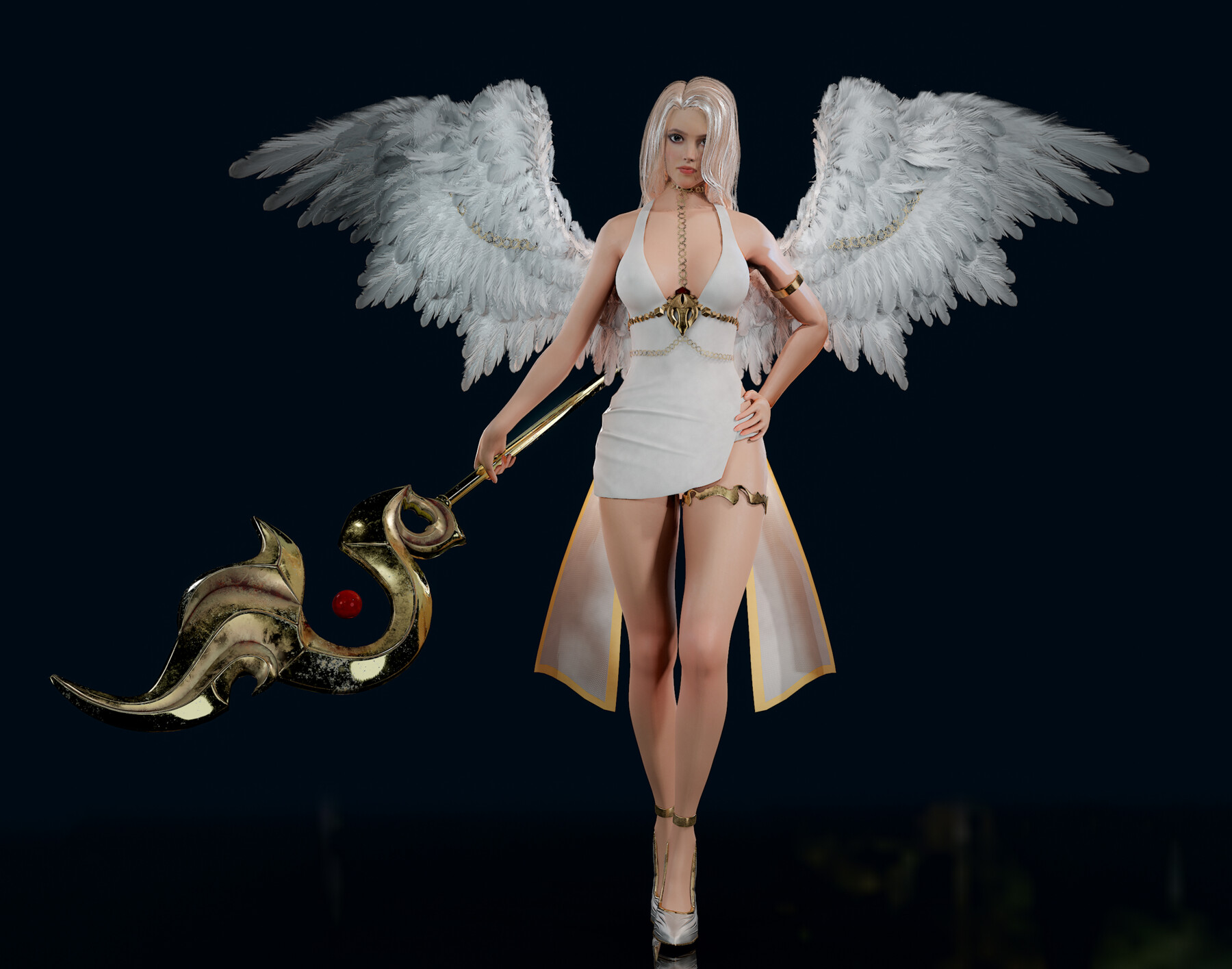 ArtStation - Angel Girl - Game Ready | Game Assets