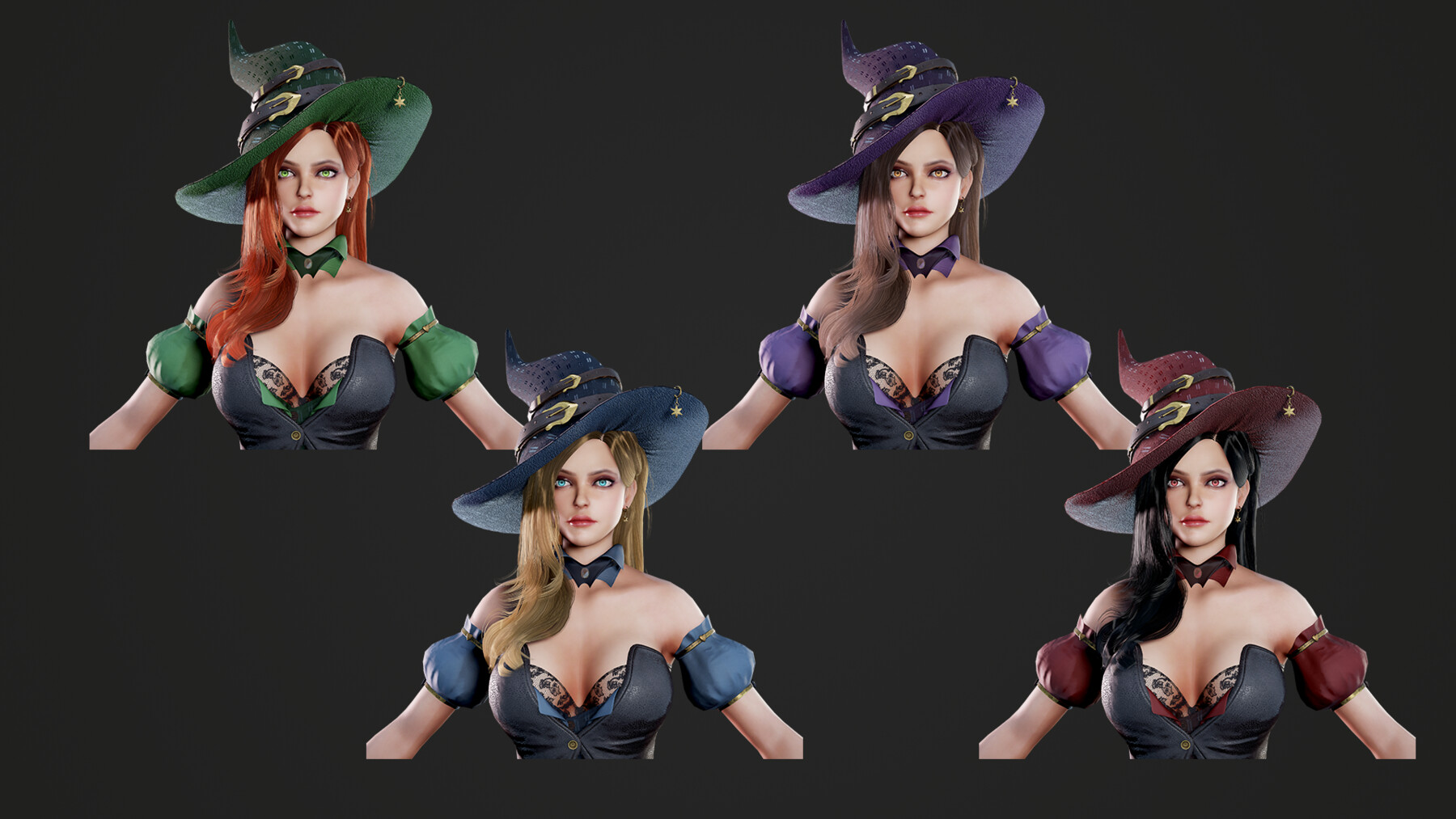 ArtStation - Witch - Game Ready | Game Assets
