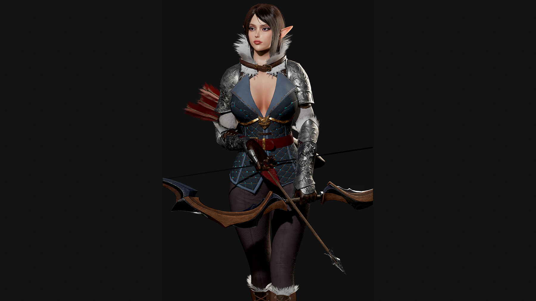 ArtStation - Archer Girl - Game Ready | Game Assets