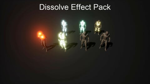 Dissolve Effect Pack for UE4 and UE5