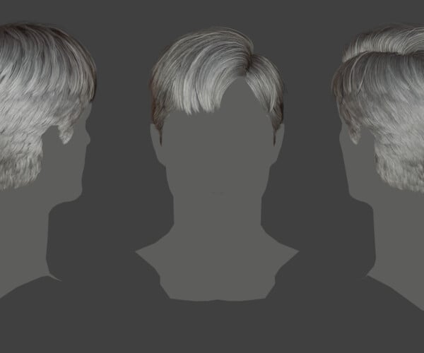 ArtStation - Realtime Realistic Men Hairstyle | Game Assets