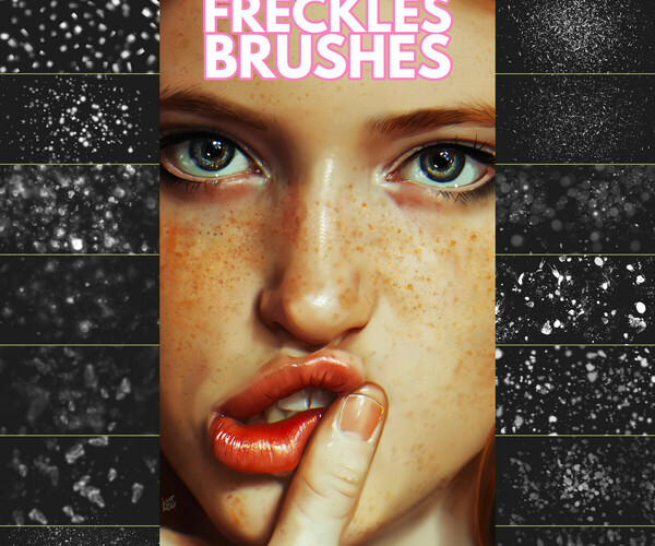 ArtStation - Freckles Brushes for Photoshop | Brushes