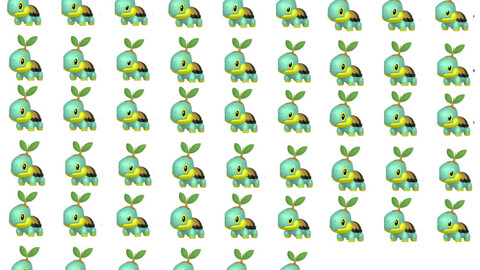 Turtwig Pokèmon rpg maker animated battler MV / MZ