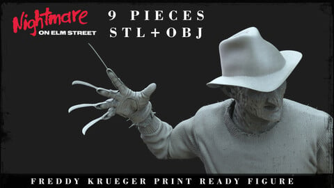 FREDDY KRUEGER printable 3D figure