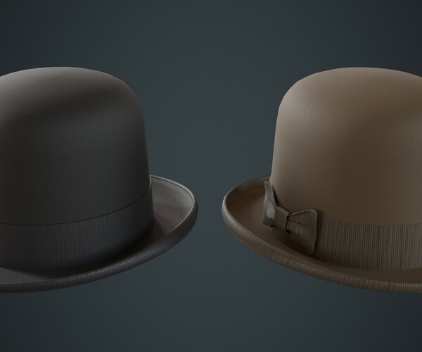 ArtStation Bowler Hat 2A Game Assets   File 