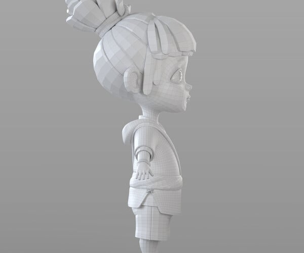 ArtStation - Cartoon Villager Girl | Resources