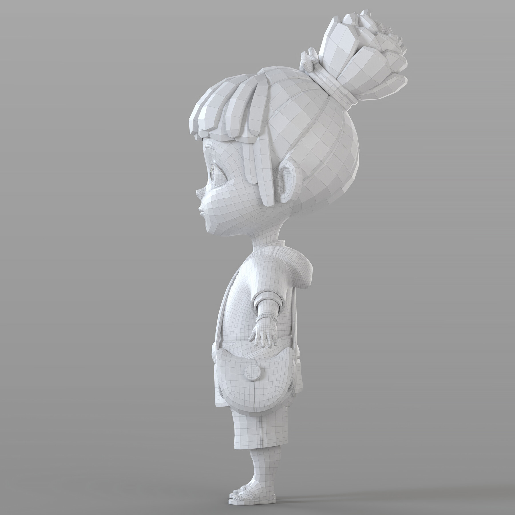 ArtStation - Cartoon Villager Girl | Resources