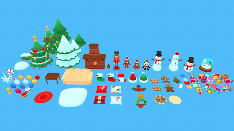 Christmas Toon Assets