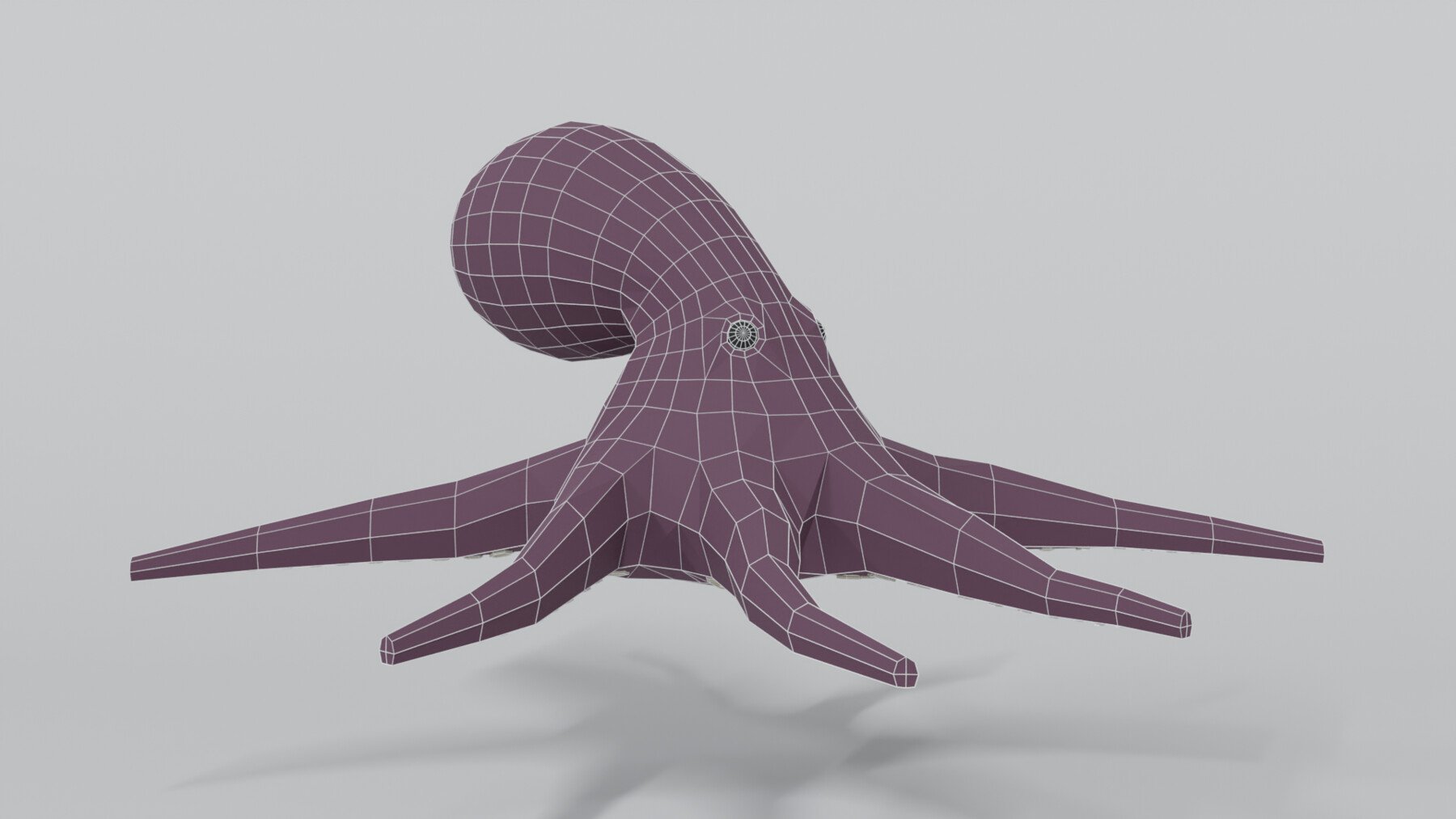 Low Poly Octopus