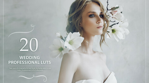 20 Wedding LUTs Pack