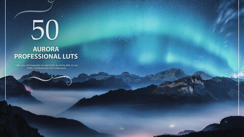 50 Aurora LUTs Pack