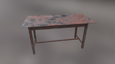Old Iron Table