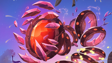 气氛图临摹练习视频教程，PSD源文件，配套笔刷，高清大图。视频文件大小20.9GB，时长10小时