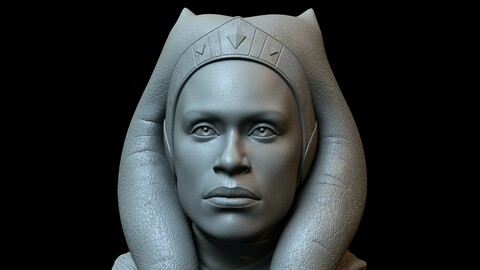 Rosario Dawson as Ahsoka Tano - 3d Print Model