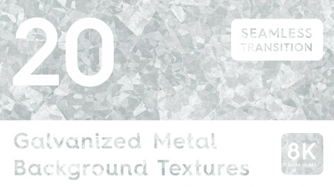 20 Galvanized Metal Background Textures