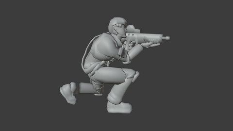 Low Poly Soldier