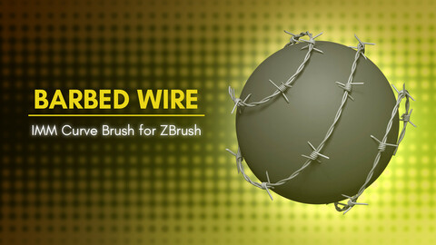 [IMM Brush] Barbed Wire Brush for Zbrush 2020