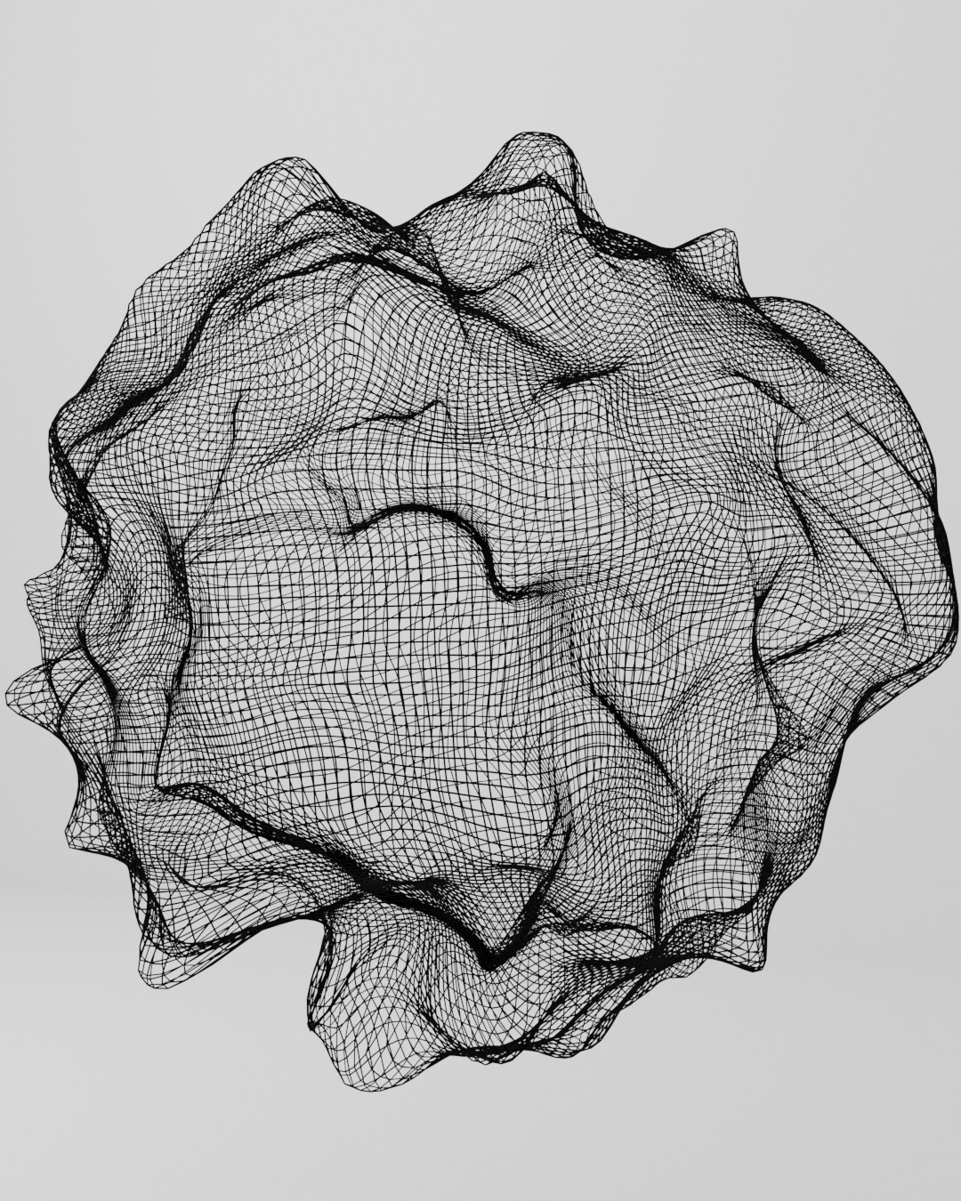 ArtStation - Abstract 3D wireframe model | Resources
