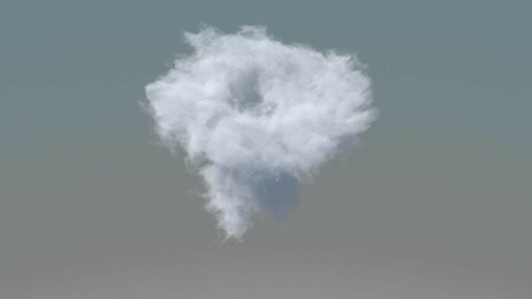 Realistic 3D Clouds - Voxels - VDB Cache Data