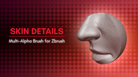 [MA Brush] Human Skin Details Brush for ZBrush 2020