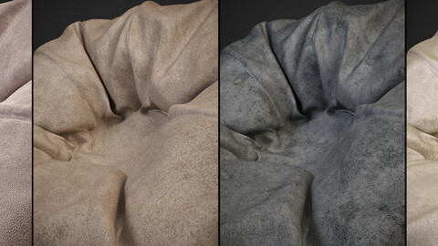 4 vvelvet-type fabrics for 3ds max and corona rendered