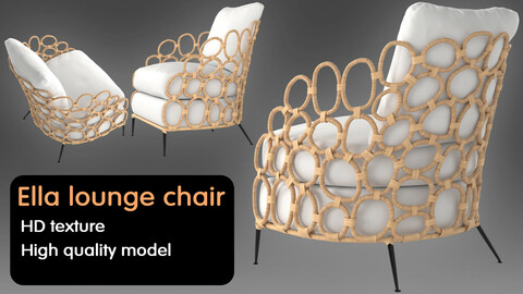 ELLA LOUNGE CHAIR vray