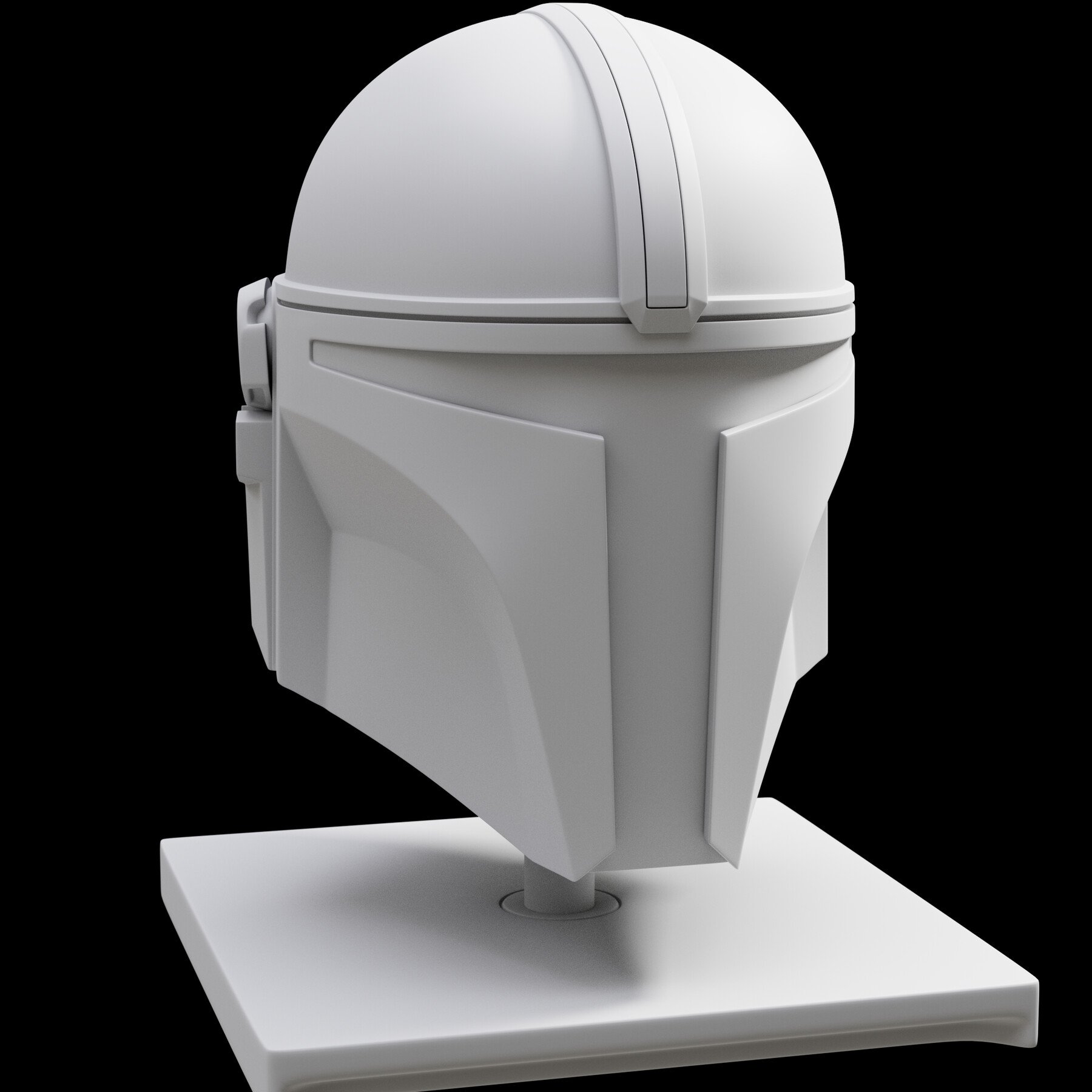 OBJ file mandalorian helmet / Casco Mandalorian 🪖・3D print object to  download・Cults