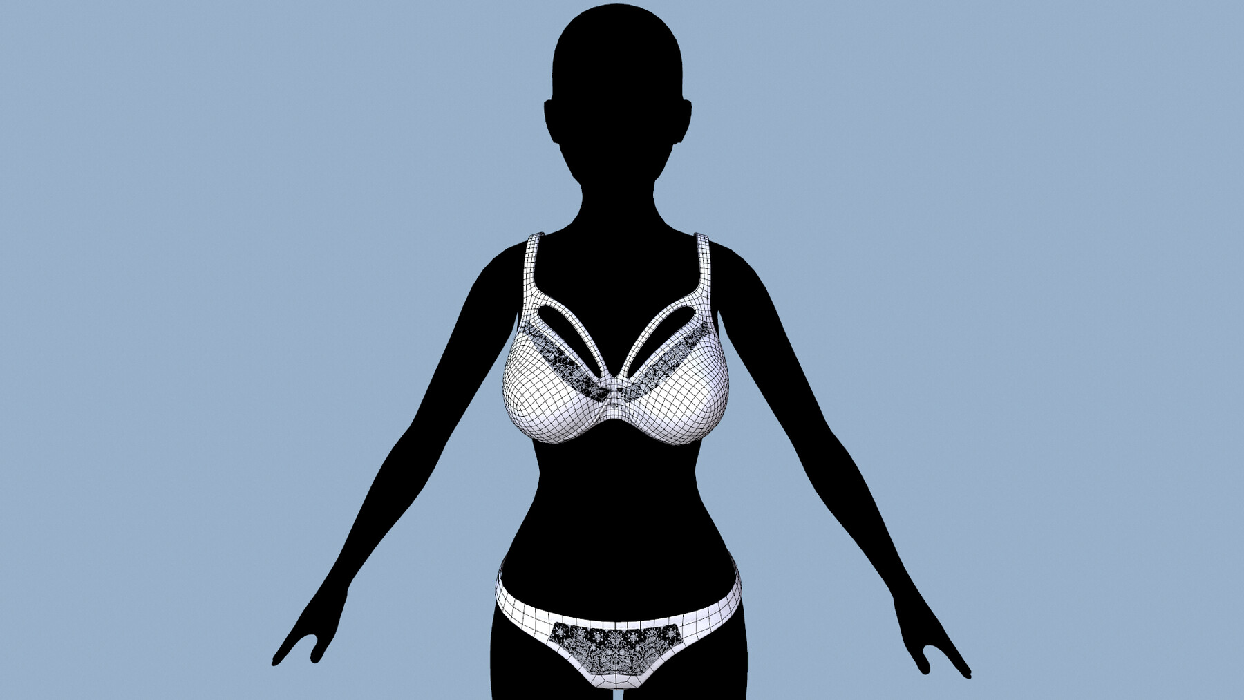 Artstation Lingerie 2 Game Assets