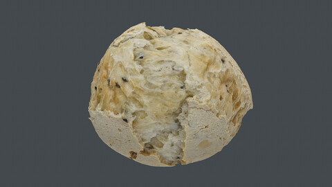 Photoscan_bread_0001_only HighPoly Mesh (16K Texture)