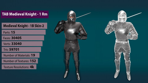 TAB Medieval Knight - 1Rm B - Skin2