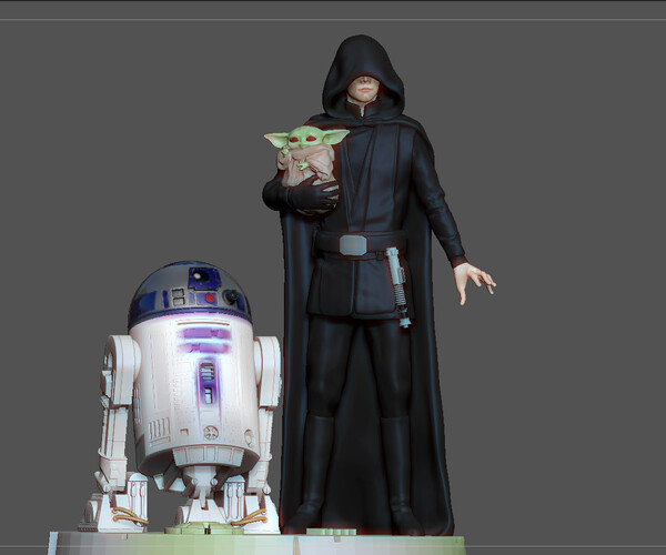 statue luke skywalker
