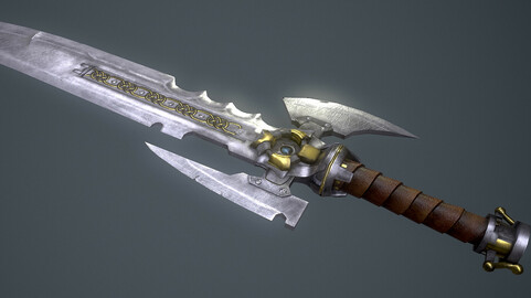 Game Ready PBR Ancient Sword