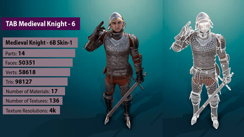 TAB Medieval Knight - 6B - Skin1