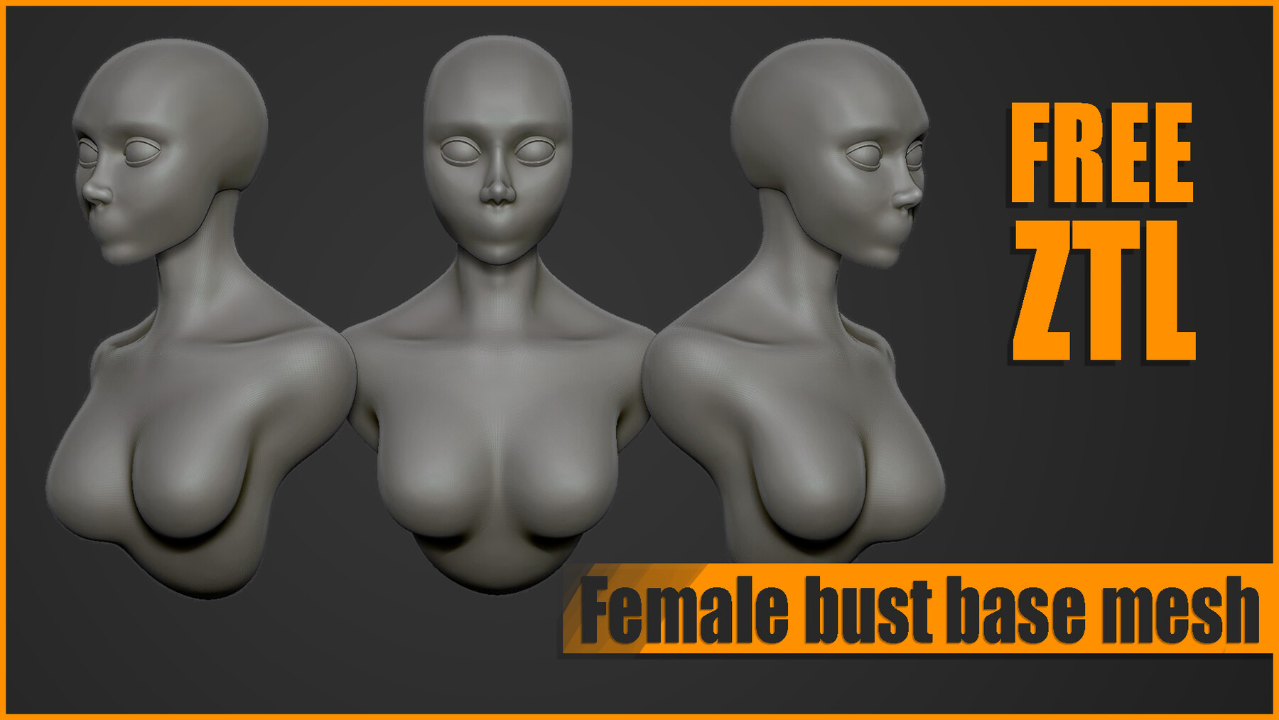 Female bust WIP - ZBrushCentral